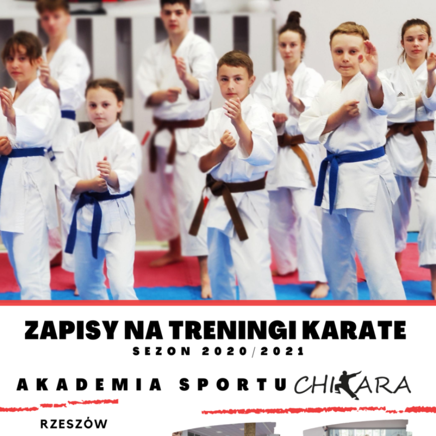 Zapisy na zajęcia Karate: sezon 2020/2021